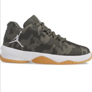 B. Fly basketball shoes, NIKE JORDAN